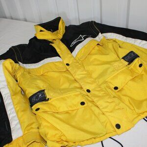 Alpinestars Mens Heavy Jacket Adventure Touring Size 44 Italian Black Yellow